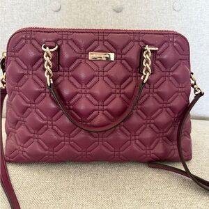 Kate Spade quilted satchel